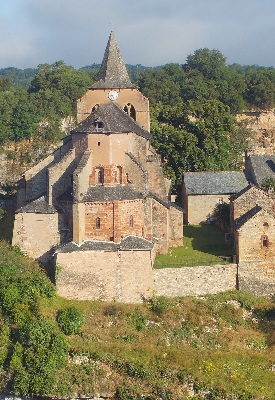 Eglise romane Sainte Fauste  France Occitanie Aveyron Bozouls 12340