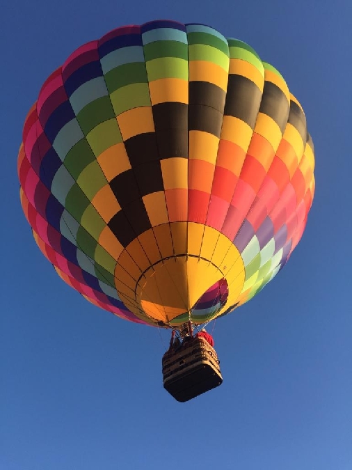 Vol libre en ballon Montgolfiere  France Occitanie Aveyron La Rouquette 12200