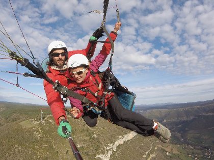 Vol biplace en après midi avec Horizon Millau, Horizon Millau - Frédéric Leconte