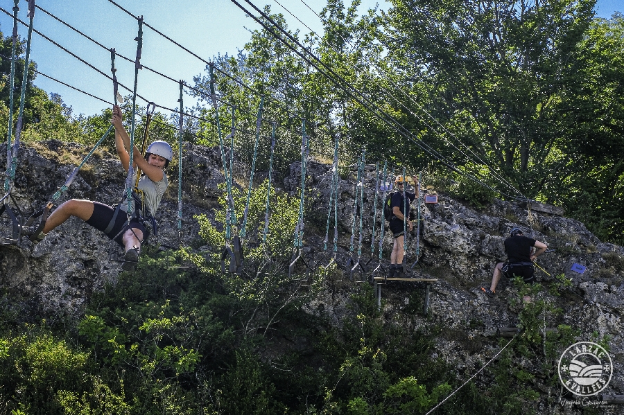 Accro Roc des Infruts - Parcours  Aventure  France Occitanie Aveyron La Couvertoirade 12230