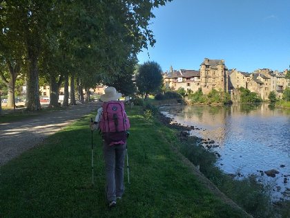 Arrivée le long du Lot, 