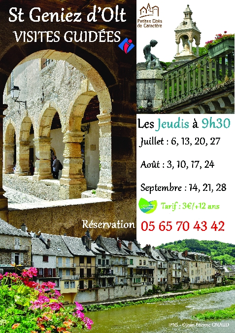 Visite guidée de St Geniez d'Olt