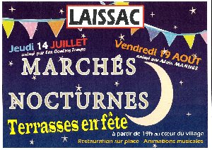 Marché nocturne de Laissac