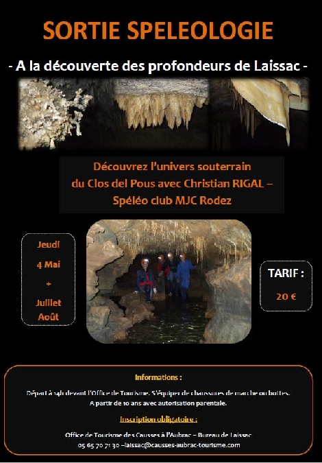 Sortie spéléologie à la grotte du Clos del Pous