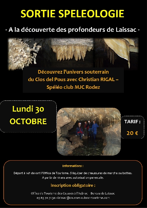 Sortie spéléologie à la grotte du Clos del Pous