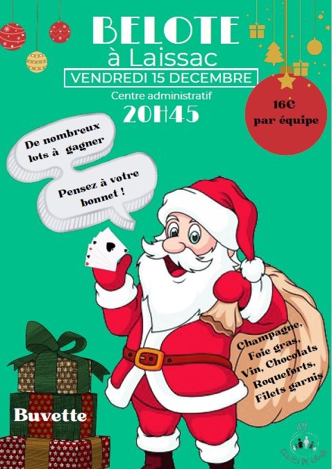 Concours de belote de l'APE Ecole Publique