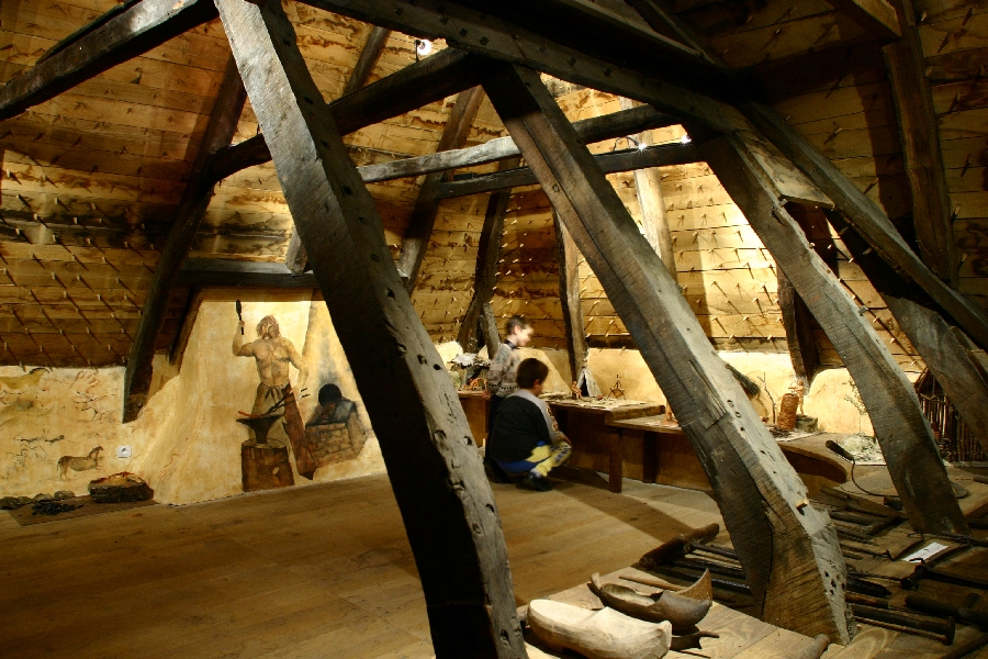 A l'étage de la forge de Murols