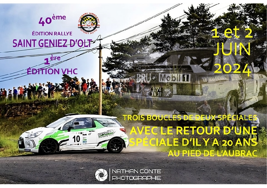 40ème Rallye automobile régional de St Geniez d'Olt
