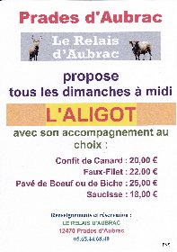 Le Relais d'Aubrac, Office de Tourisme des Causses à l'Aubrac