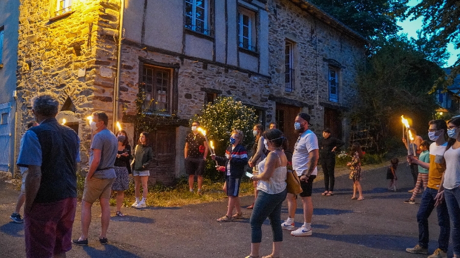 Visite aux flambeaux de Sauveterre-de-Rouergue