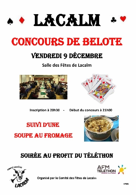 Quine de l'école de Lacalm