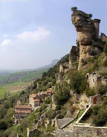 Au pied du donjon de Peyrelade, Namasté