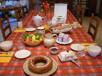 Domaine les Planes - Petit-déjeuner , Domaine les planes