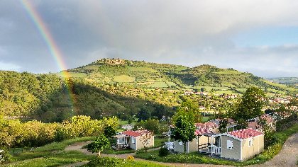 vue dominante sur Luzençon, 