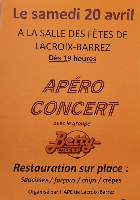 Apéro-concert à Lacroix Barrez
