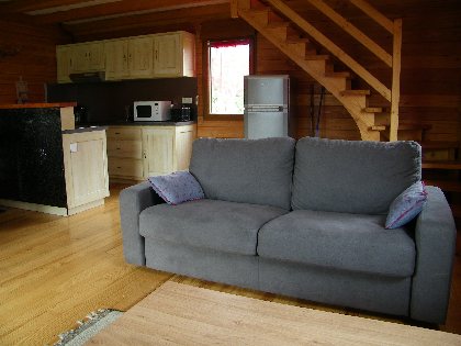 Séjour cuisine, Appartement Le grisou