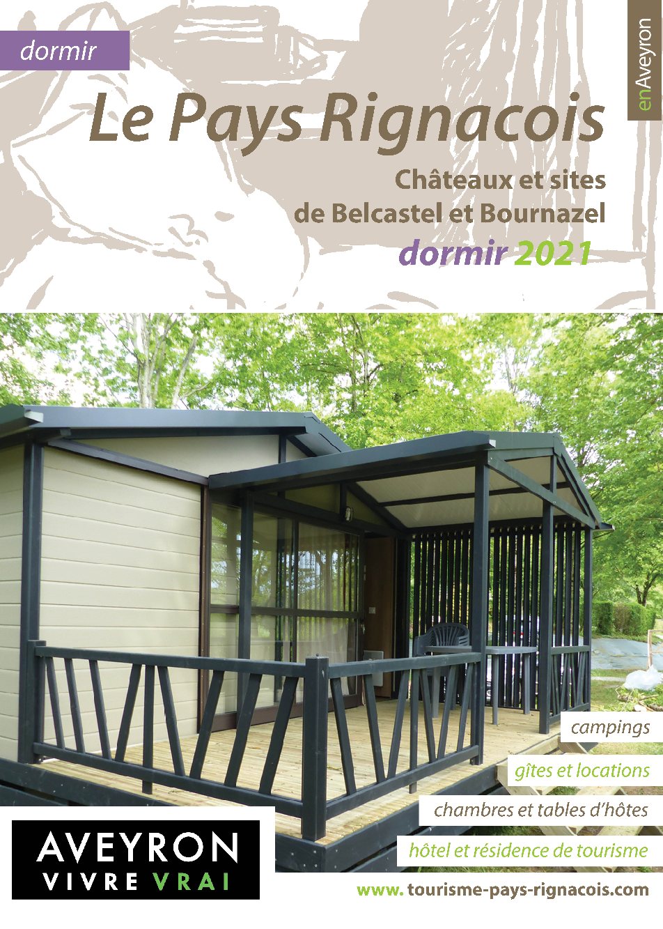 Brochure des hébergements du Pays Rignacois, OFFICE DE TOURISME DU PAYS RIGNACOIS