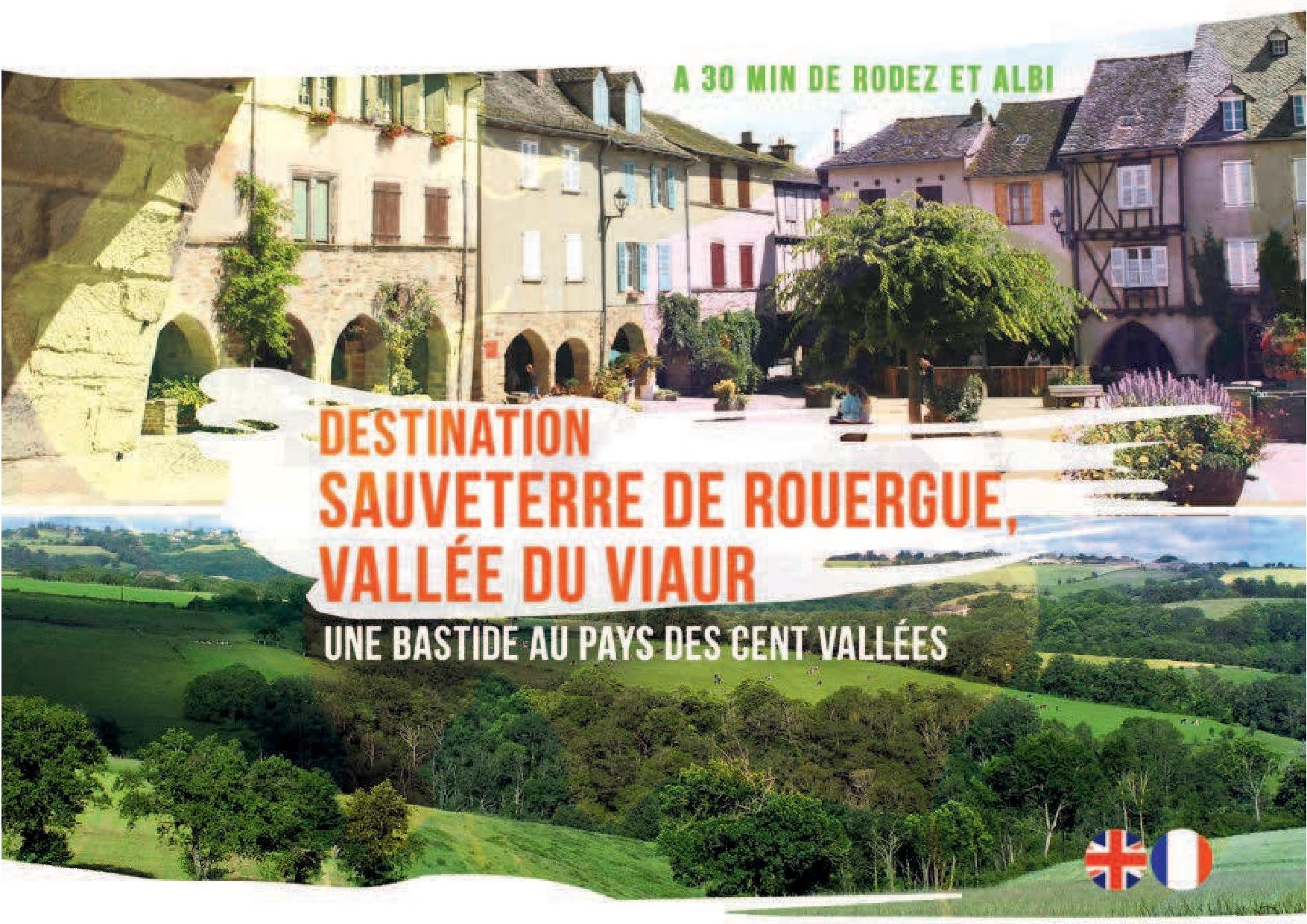 Couverture - Guide découverte Sauveterre de Rouergue, Vallée du Viaur, OFFICE DE TOURISME PAYS SEGALI