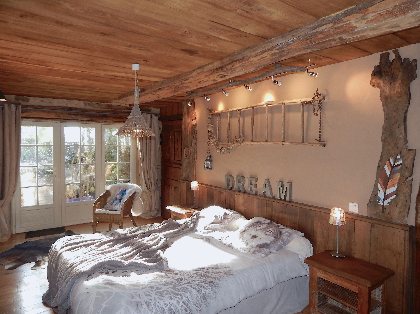 Chambre cosy - Lit XL 180x200, 