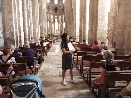 Visite de l'abbatiale avec l'Office du Tourisme, Maison familiale de vacances