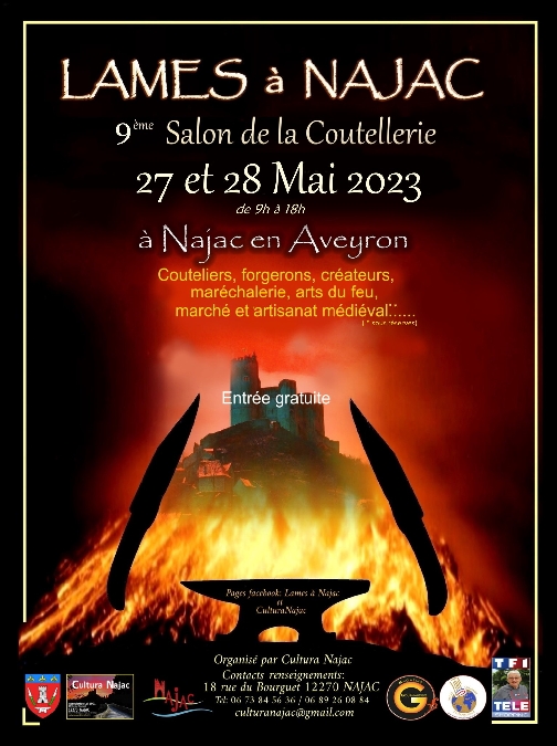 Lames à Najac - 9e Salon de la Coutellerie
