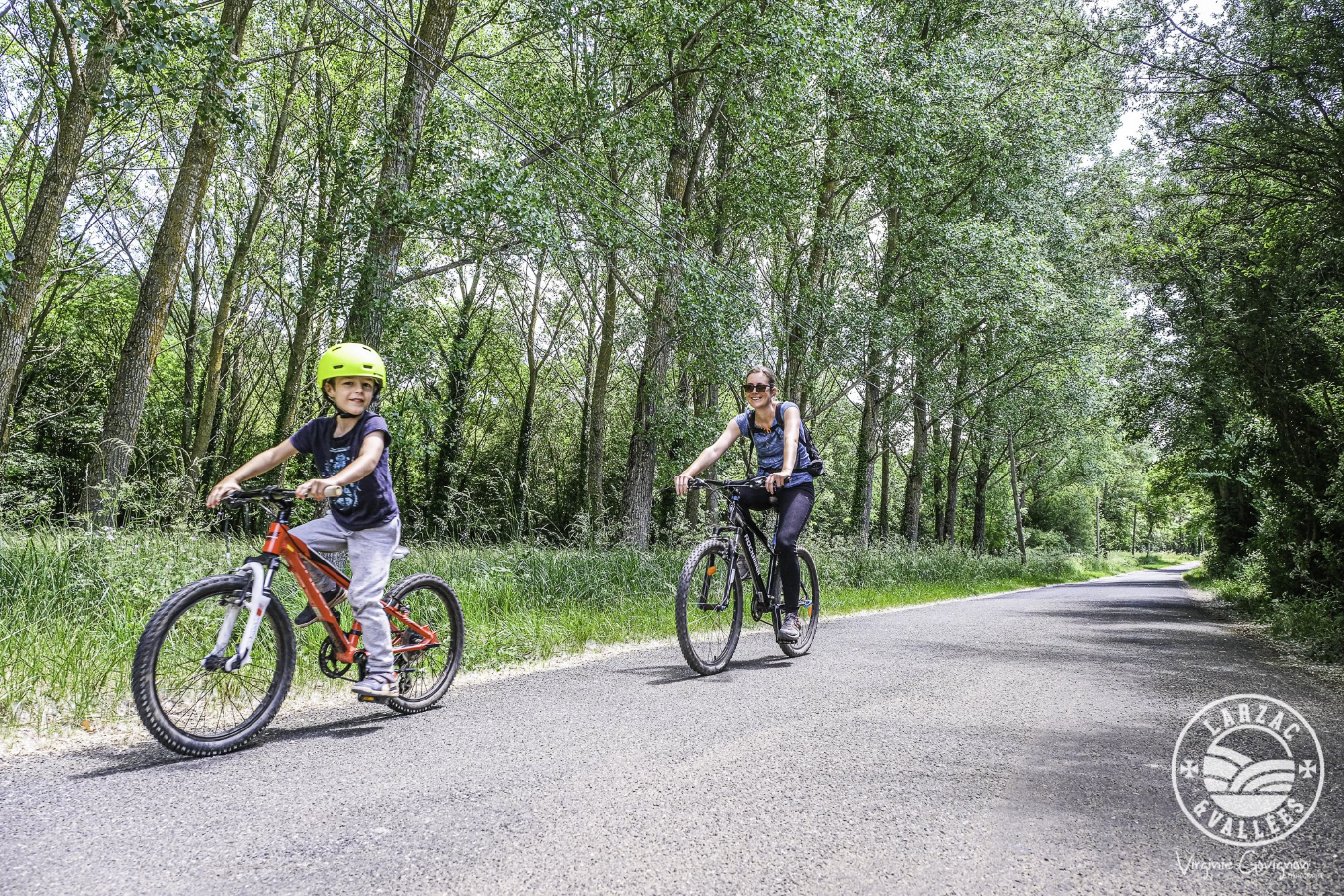 Circuits vélos en famille, Falaise d'escalade de Malaspes