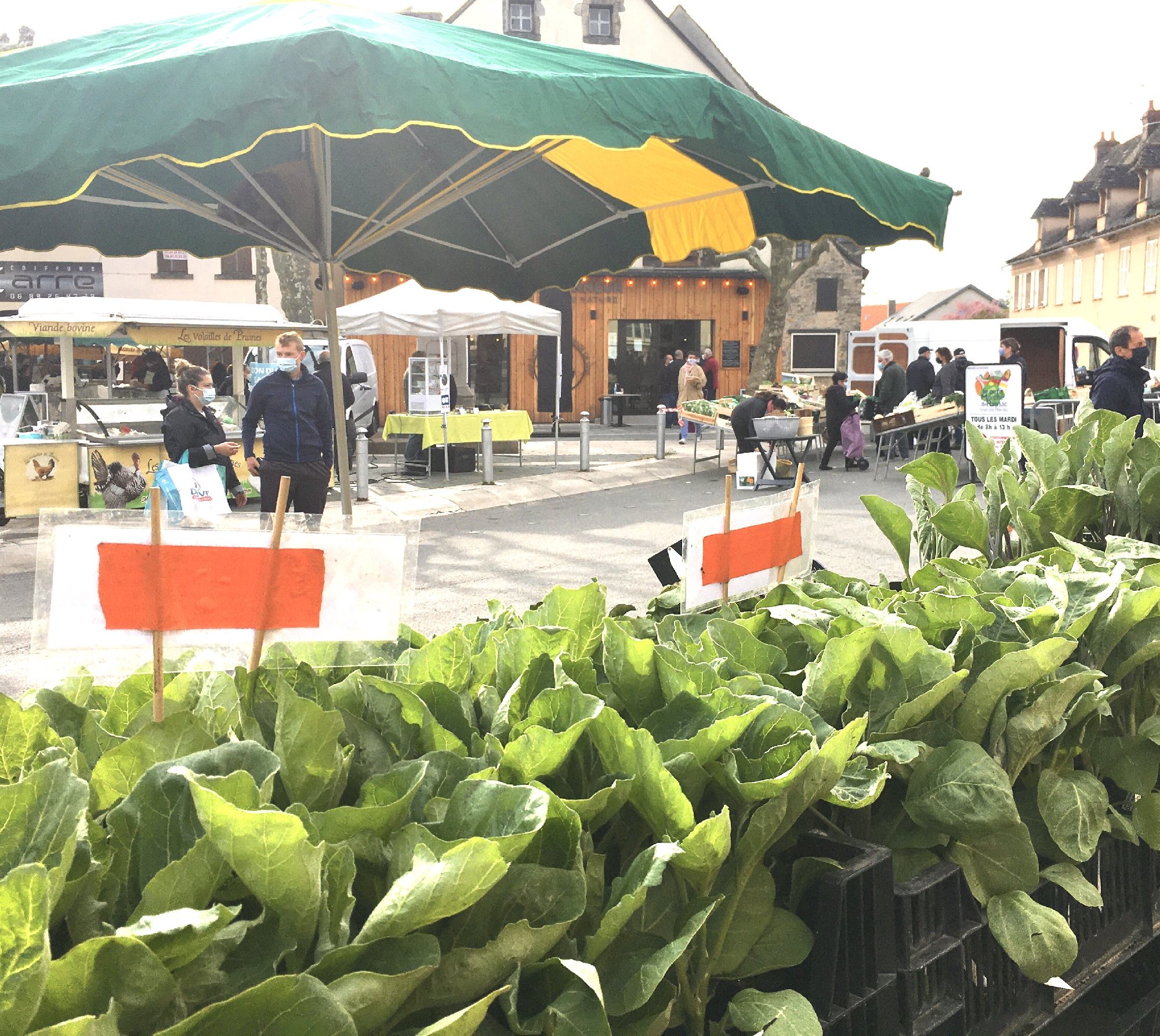 marché bio de producteurs à rignac