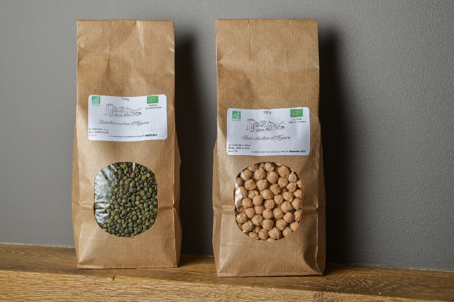 Jehan de Bancarel - producteur de graines de legumineuse et céréale et de farine