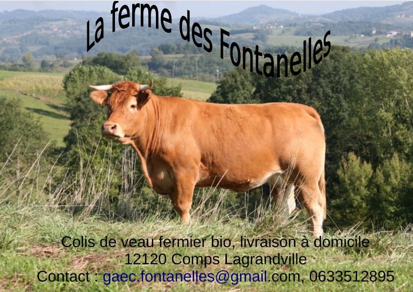 Gaec des Fontanelles- Colis de viande, OFFICE DE TOURISME DE PARELOUP LEVEZOU