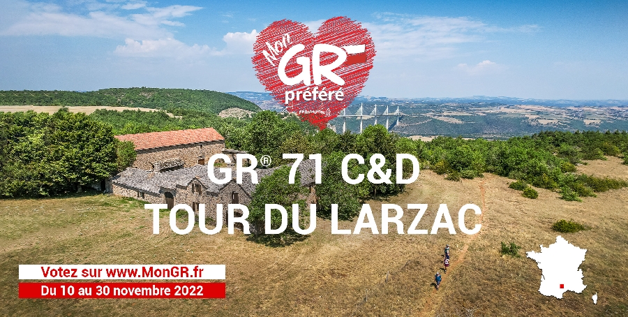 Le GR® 71 C et D - Le tour du Larzac
