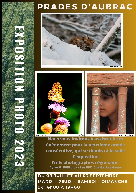 Exposition Photos 2023 à Prades d'Aubrac