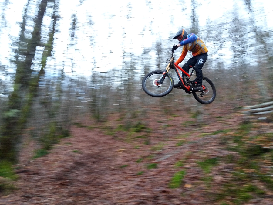 Downhill mountain bike trails