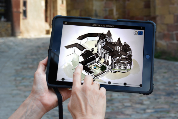 Visites numériques de Conques