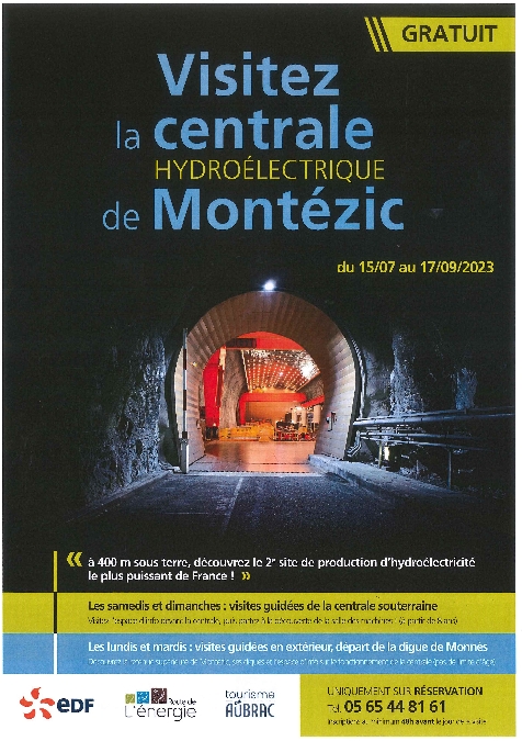 Visite extérieure du complexe hydroélectrique de Montézic