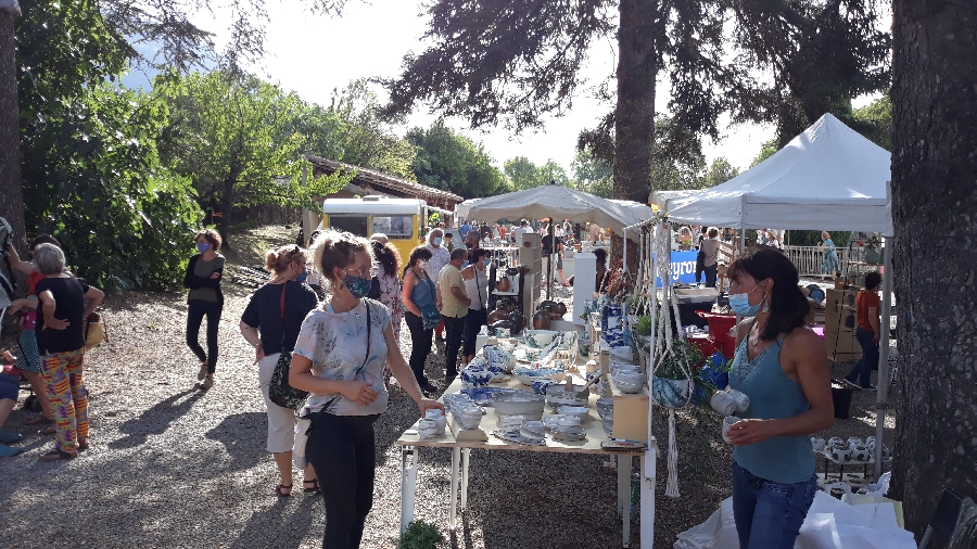 Marché des potiers de Millau 2023 à la Graufesenque