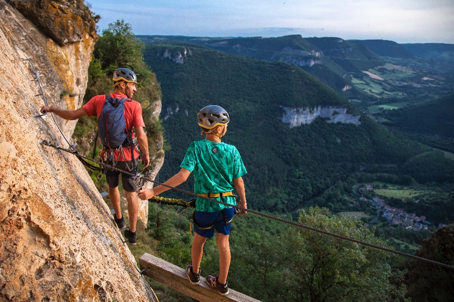 Mélanie et Guillaume - Via Ferrata