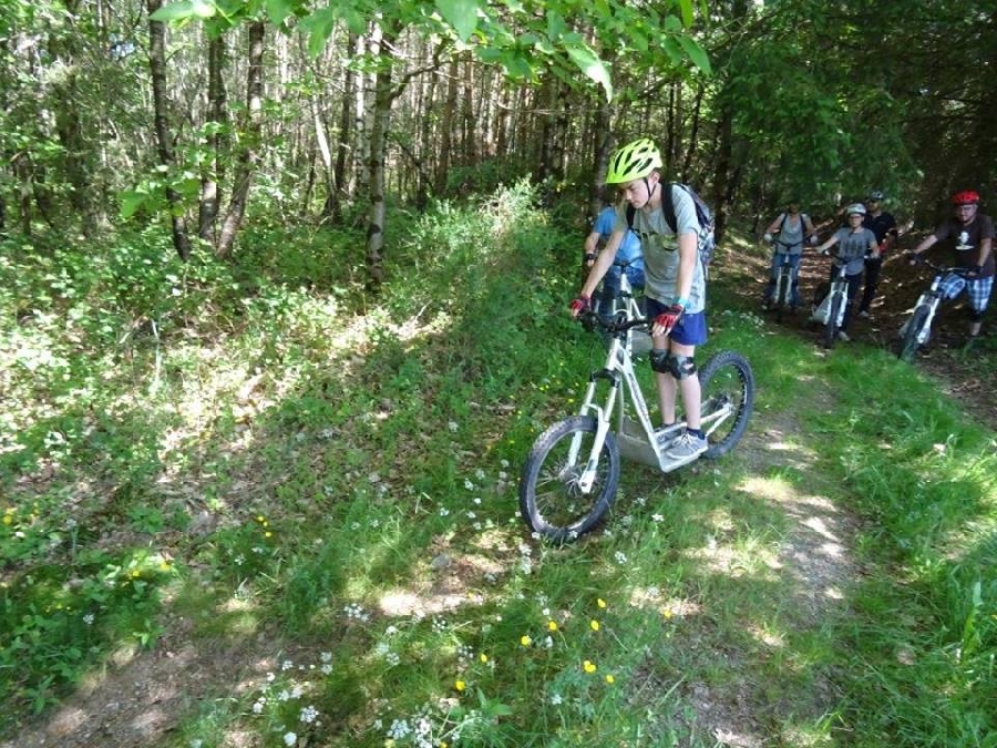 Descente en Trottinette tout terrain