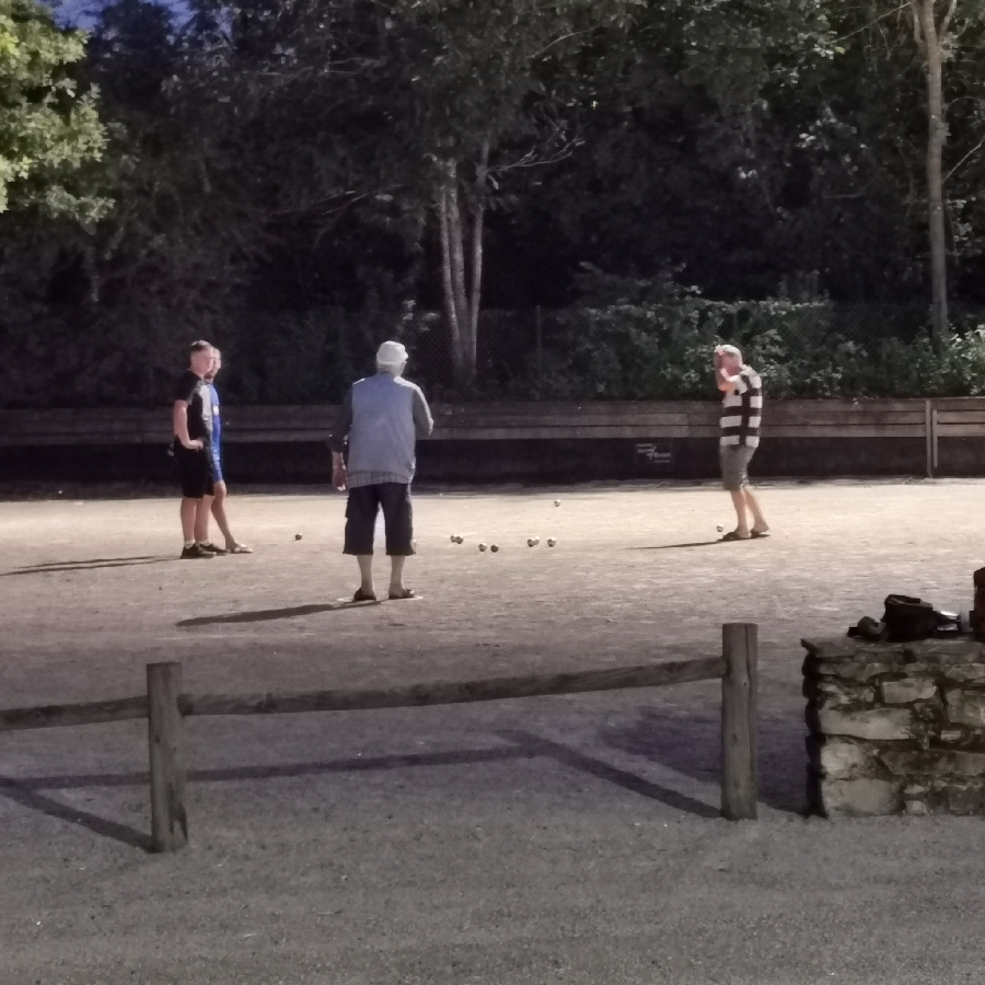 Entraînement de pétanque