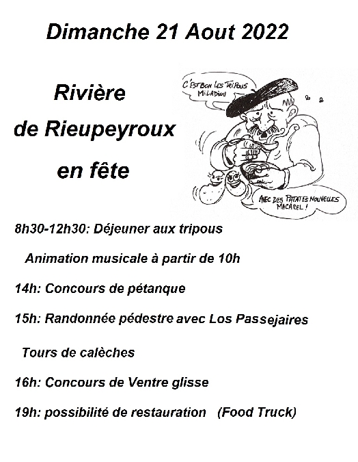 Rivière de Rieupeyroux en fête