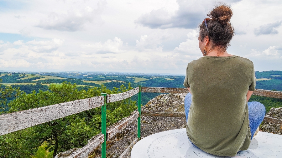 Miramont Rock - Viewpoint and its indicator