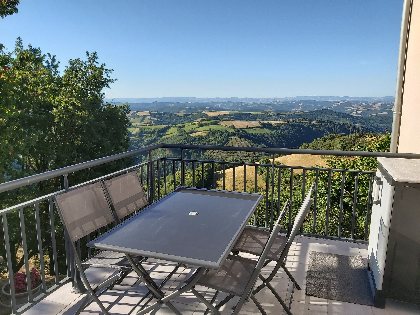 Vue depuis la terrasse, L'orée du bois - M Hudry