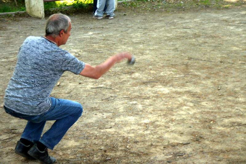 Concours nocturne de pétanque