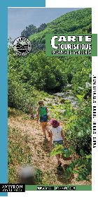 Carte touristique Larzac Vallées, OFFICE DE TOURISME LARZAC VALLEES