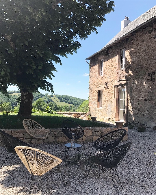 La ferme de Réquista  France Occitanie Aveyron Le Bas Ségala 12200