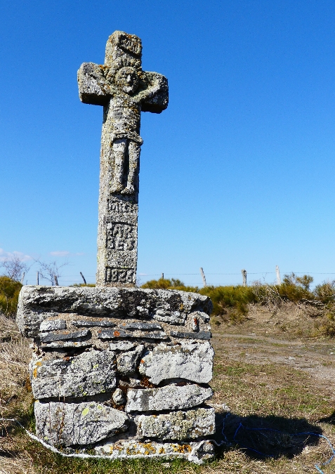 La croix du Cayre  France Occitanie Aveyron Argences en Aubrac 12420