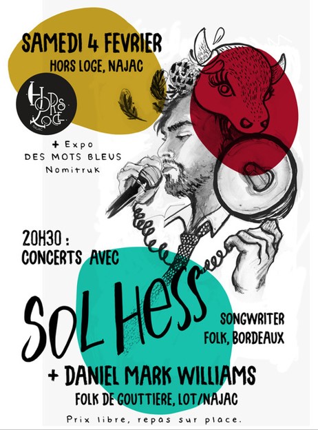 Concert à l'Hors-Loge AVEC SOL HESS + DANIEL MARK WILLIAMS