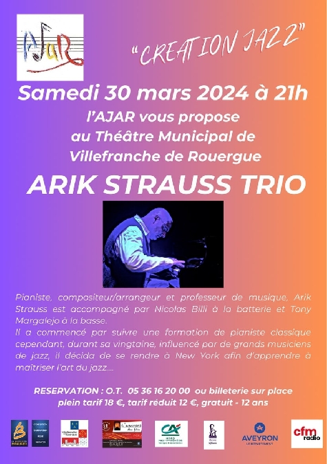 Concert Jazz : Arik Strauss Trio