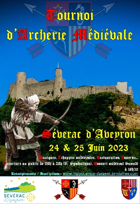 4ème Tournoi d'archerie médiévale à Sévérac-le-Château