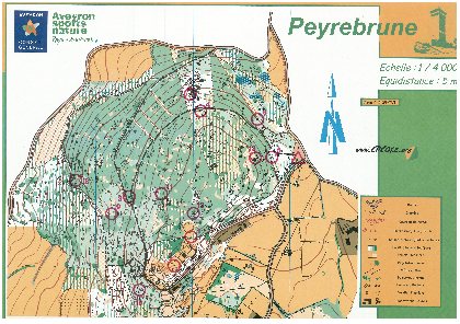 Parcours permanent d'orientation à la Tour de Peyrebrune, OFFICE DE TOURISME DE PARELOUP LEVEZOU