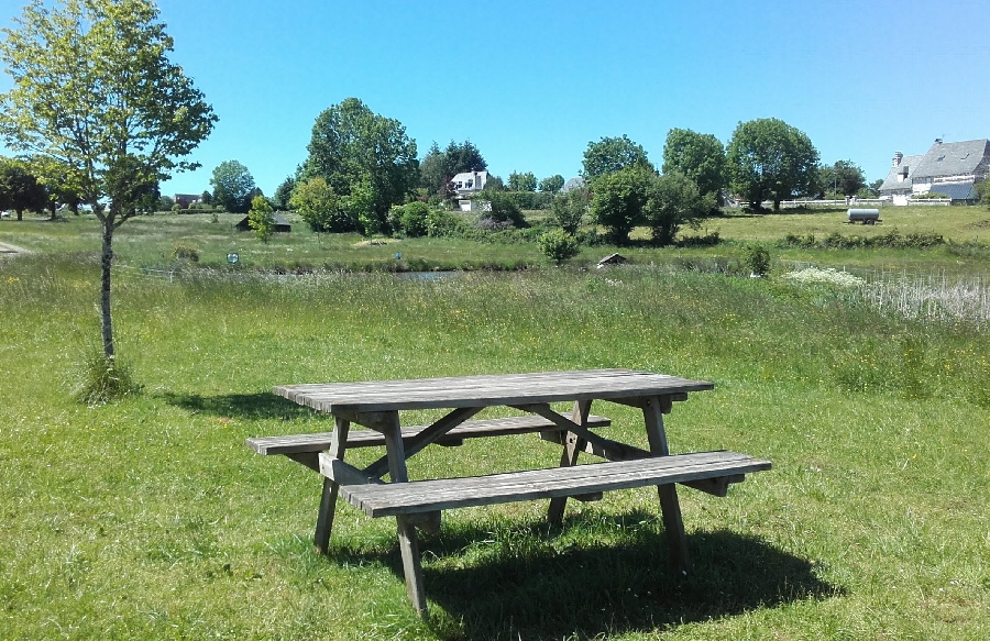 Aire de pique-nique à Thérondels